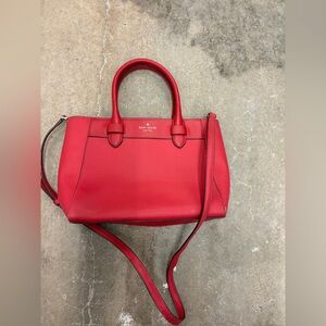 Kate Spade Cherry Red Melanie satchel crossbody